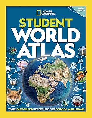 Atlas mondial étudiant national geographic, 6e édition