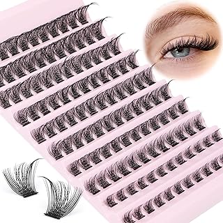 Grappes de cils 120 pièces cils en grappe 8-16mm extensions de cils individuels