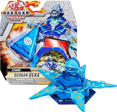 Figurine transformable bakugan geogan jumbo deka stardocks, jouets pour enfants pour garçons