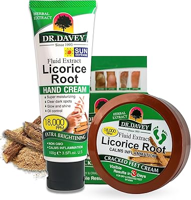 Crème réparatrice pour les mains et les pieds à la racine de réglisse
