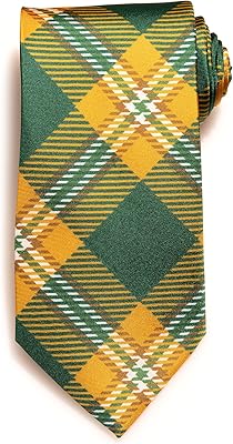 Cravate en soie tartan timeless tartans de l'université du vermont