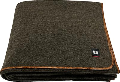 Couverture polaire militaire aktos taille 90" x 66", couverture 100 % laine, couverture