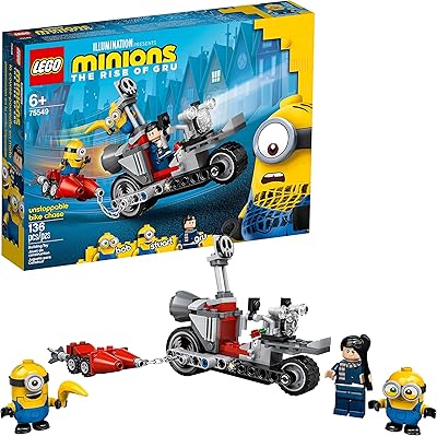 Jeu de construction lego® minions la poursuite en vélo imparable 75549 (136 pièces)
