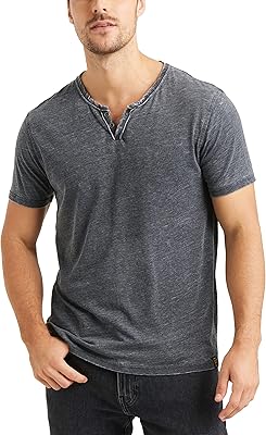 Chemise boutonnée col rond coupe slim pour homme. Votre satisfaction, notre priorité chez Diaytar