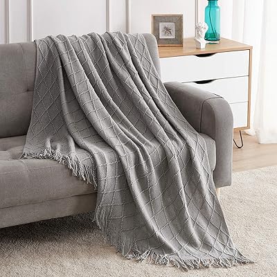 Couverture de canapé tissée douce et unie purina, housse de canapé décorative, 50"
