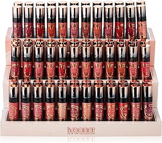 Ensemble de brillants à lèvres color kiss summer ivoona iv-lg51, 72 pièces