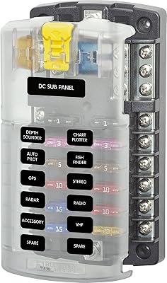 Blocs de fusibles blue sea systems st blade ato/atc