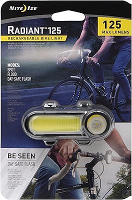 Éclairage de vélo rechargeable nite ize red radiant 125