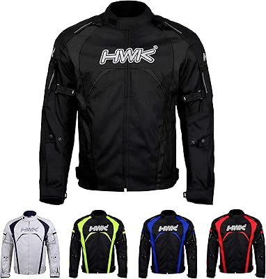 Veste de moto pour homme en tissu hwk pour course de moto, haute