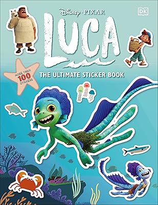 Livre d'autocollants ultime disney pixar luca