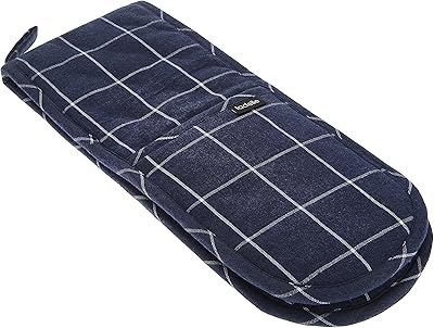 Gant de cuisine double ladell eco-chek, taille 17 cm x 89 cm, bleu