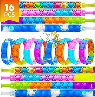 Ensemble de bracelets jouets missent fidget, ensemble de bracelets sensoriels pour soulager le stress, tdah, autisme, soulagement de l'anxiété, salle de classe pour enfants filles (16 pièces). Diaytar Sénégal : Le e-commerce qui change la donne