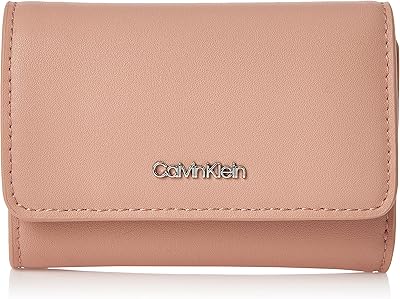 Portefeuille à trois volets calvin klein pour femme, bleu cambridge, taille unique