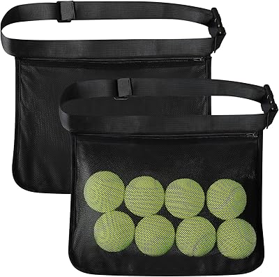2 pièces porte-balle de tennis sacs de support pour femmes ceinture balle sac
