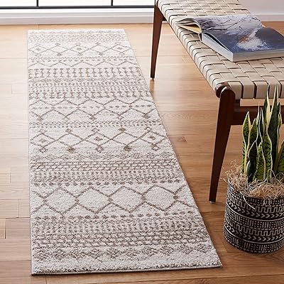 Safavieh tunisie collection tun742a tapis de passage tribal marocain, anti-chute, résistant aux taches
