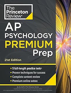 Princeton review ap psychology premium prep, 2024 : 5 ​​tests pratiques + révision