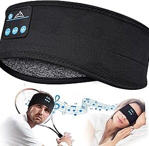 Casque bluetooth pour dormir - écouteurs flexibles pour dormir sur le côté, cadeaux pour hommes et femmes, bande de sommeil musicale confortable avec cache-oreilles asmr, masque pour les yeux sans fil. Diaytar : Où vos envies rencontrent votre budget