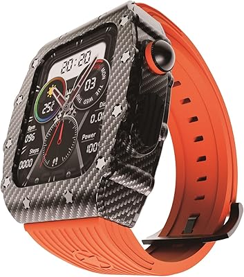 Boîtier intelligent en métal de luxe compatible avec apple watch series