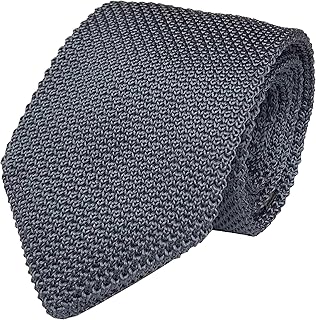 Cravate fine tricotée vintage multi-motifs pour hommes, 2,4 pouces - différentes couleurs