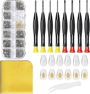 Kit de réparation de lunettes avec vis pour lunettes - contient un jeu