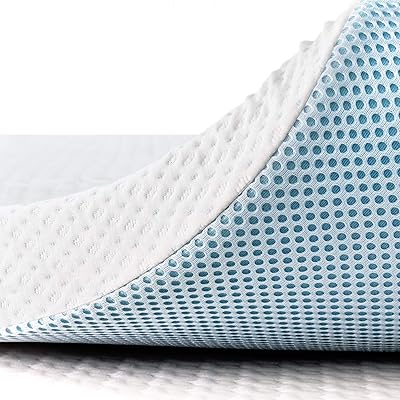 Sur-matelas en mousse à mémoire de forme subrtex 3" avec couche de refroidissement