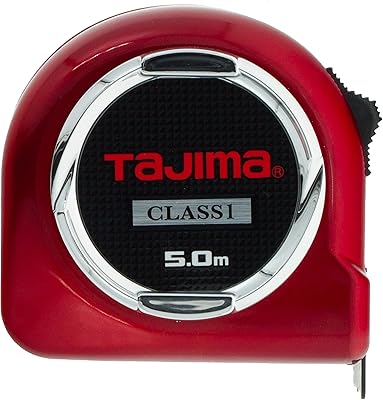 Mètre ruban hi-lock tajima h1550mw classe 1" rouge, 5 m x 25 mm