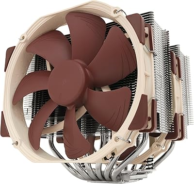 Refroidisseur de processeur noctia nh-d15 premium avec 2 ventilateurs pwm nf-a15 140 mm