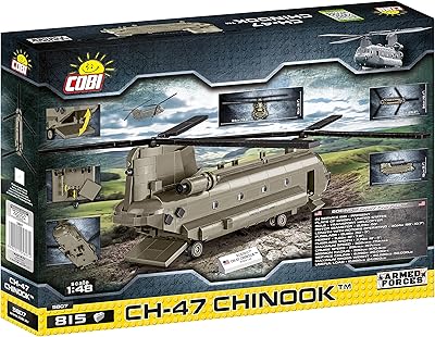 Jouet chinook des forces armées de kobe 815 pièces 5807 ch-47