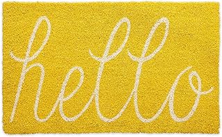 Dii hello coir vadrouille en fibre antidérapante durable pour extérieur/intérieur, animaux acceptés, 18