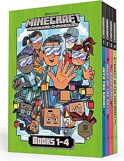 Coffret minecraft woodsword chronicles, livres 1 à 4 (minecraft)
