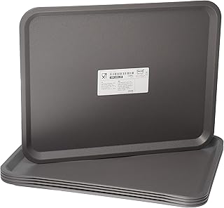 Plateau de service en plastique gris ikea teljang (37 x 29 cm)