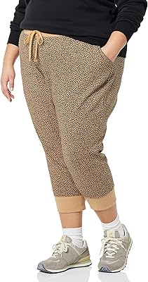 Amazon essentials pantalon de survêtement capri en laine éponge grande taille pour femme (disponible en grandes tailles), camel, imprimé léopard, taille 5x. Le discount haut de gamme, c'est possible avec Diaytar