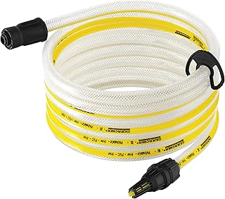 Tuyau d'aspiration sh5, modèle 26431000, karcher, jaune/blanc, 5 mètres
