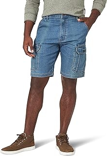 Wrangler short cargo extensible classique grand et grand pour hommes, coupe décontractée