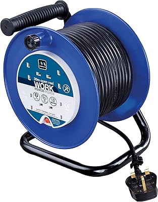 Câble d'extension d'enroulement de câble ouvert moyen à 4 prises masterplug avec poignée