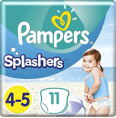 Couches de bain jetables pampers splashers, taille 4 - 5, 9 - 15