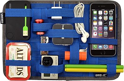 Organisateur d'accessoires cocoon cpg10bl grid-it!® - moyen 12" x 8" (bleu royal)