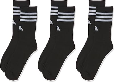Chaussettes rembourrées adidas 3 bandes, 3 paires de chaussettes