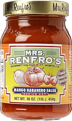 Mrs. renfrew salsa mangue habanero, moyennement épicé, 473 ml