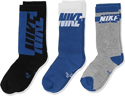 Ensemble de 3 paires de serviettes quotidiennes nike pour jeunes - gfx, multicolore