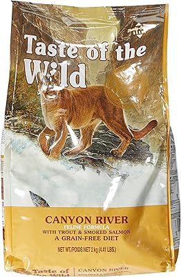Taste of the wild canyon river recette féline à la truite et au