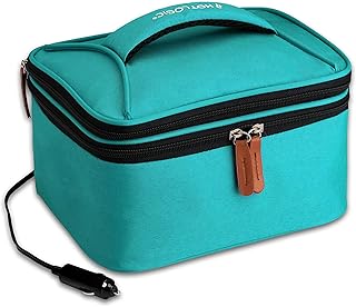Hot logic 16801174-tl grand sac fourre-tout chauffe-repas plus 12 volts, bleu sarcelle