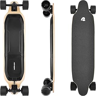Skateboard électrique retrospec long reef/tidal reve plus avec contrôleur sans fil 24/26 mph moteur 36,8" 168 w portée de 12,5 milles - vélo électrique tidal reve 4 vitesses pour adultes et adolescents. Diaytar : L'excellence du service, la douceur des prix