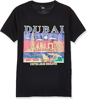 T-shirt dubaï pour hommes dubshi d-103 noir noir. Diaytar : Vivez l'expérience du shopping malin