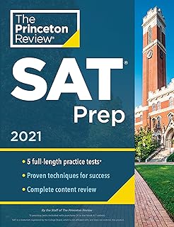 Princeton review sat prep 2021 : 5 tests pratiques + révision et techniques