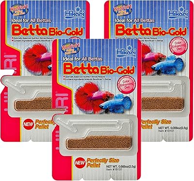 Hikari betta bio gold baby belts ensemble de nourriture pour poisson 2,5 g