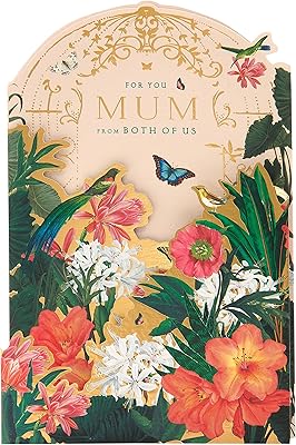 Carte de vœux pour la fête des mères au royaume-uni avec enveloppe
