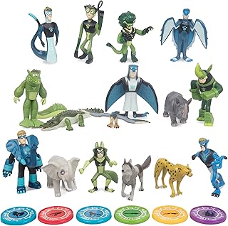 Ensemble de figurines à collectionner wild kratts de 22 pièces de jouets