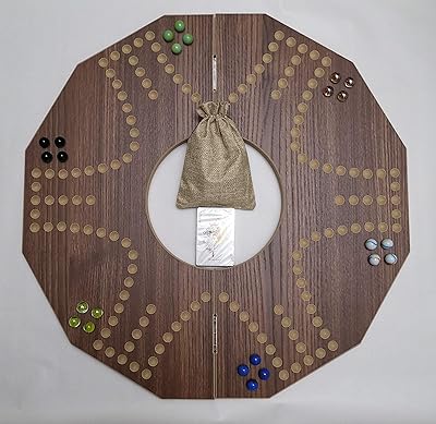 Jeu de société pliable double face jackaroo 4 et 6 joueurs avec balles