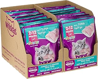 Whiskas kitten thon en gelée pour chat, 24 x 80 g